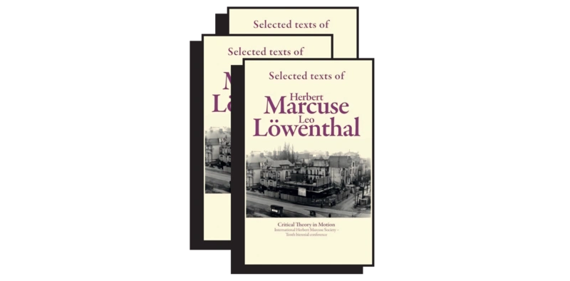 Buchcover "Critical Theory in Motion. Selected Texts of Marcuse and Löwenthal"